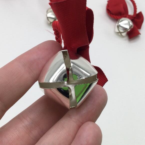 Holiday Christmas Bell Napkin Ring Holders Set of 6 - Picture 2 of 4